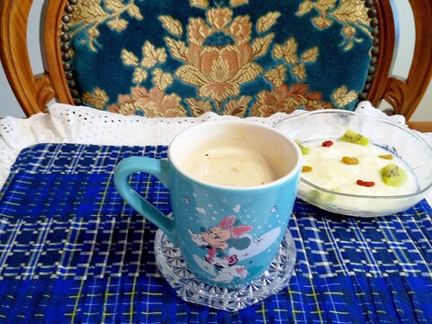 酒粕でカフェオーレ